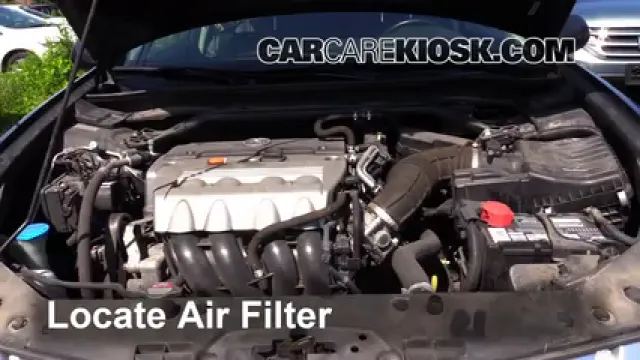2009 Acura TSX 2.4L 4 Cyl. Filtre à air (moteur) Changement